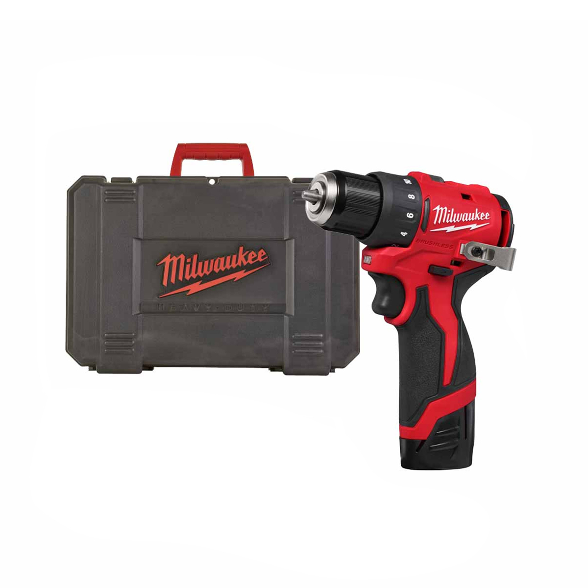 Milwaukee M12BLPDRC-0C Brushless Compact Percussion Drill/Driver with Free Case